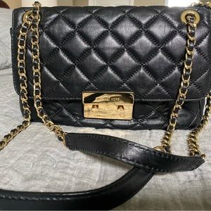 Michael Kors Black Leather Handbag
